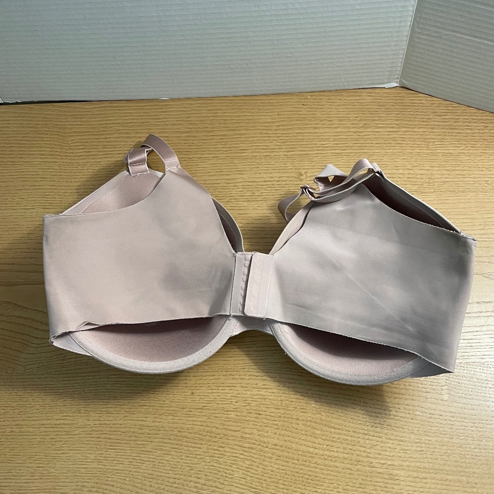 Soma Vanishing 360 Perfect Coverage Bra 38DDD Beige Color w Gold Accents Lovely! - Picture 4 of 6
